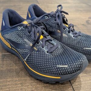 Brooks Adrenaline DTS Running Shoes -  Navy and Orange - Men's 10.5